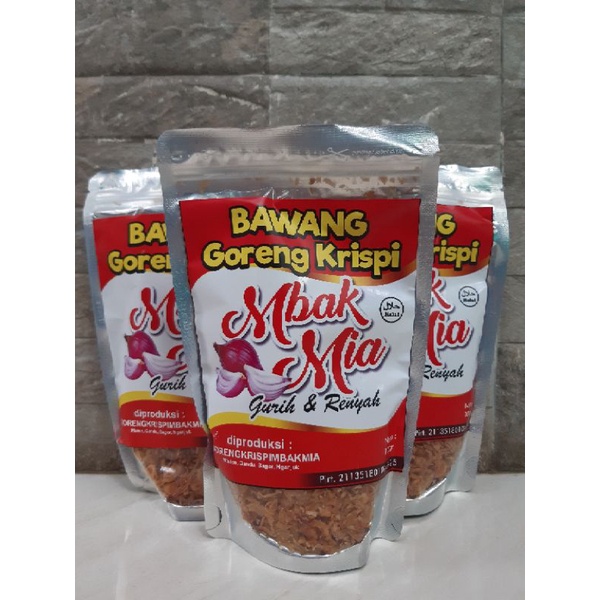 

Bawang Goreng Krispi Mbak Mia