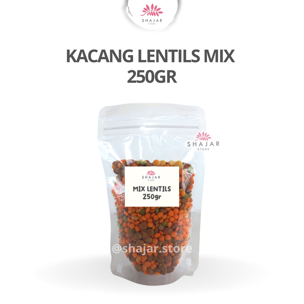 

LENTILS MIX 250GR / LENTIL KACANG/BIJI BIJIAN MPASI MENU SEHAT/BAHAN JSR