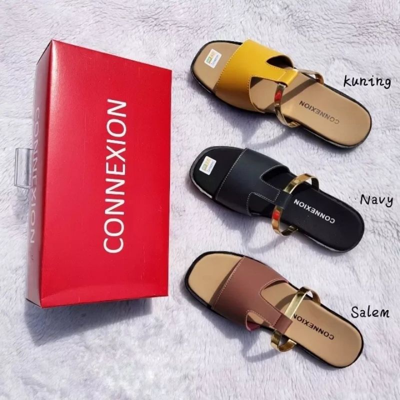 Sandal Selop Teplek Dewasa Bahan Premi Tatakan Empuk (Febby 02)