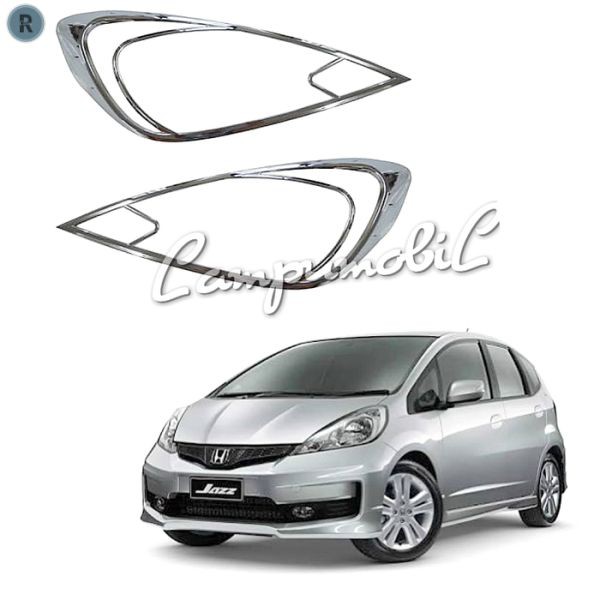New Garnish Cover Lampu Depan Honda Jazz 2012 2013 Facelift Shopee Indonesia