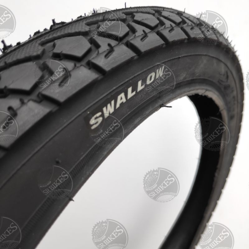 Ban Luar 18 x 2.125 Sepeda BMX. HITAM. SWALLOW DELI TIRE