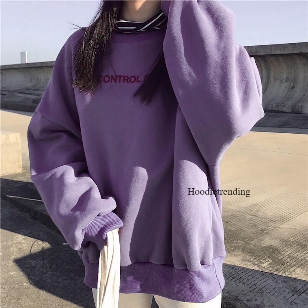 HODISO - Basic Sweater Human Control System M-Xxl Unisex (Pria&amp;Wanita) Tumblr