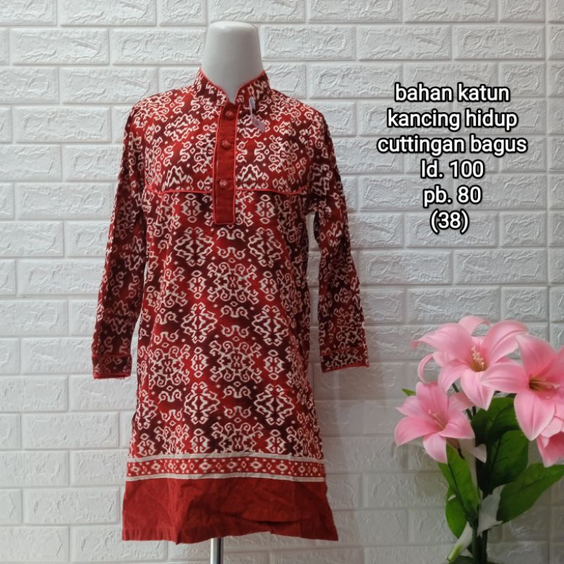 PRELOVED BAJU BATIK WANITA / (PART 1) / PL ATASAN BATIK WANITA / BAJU BEKAS-5
