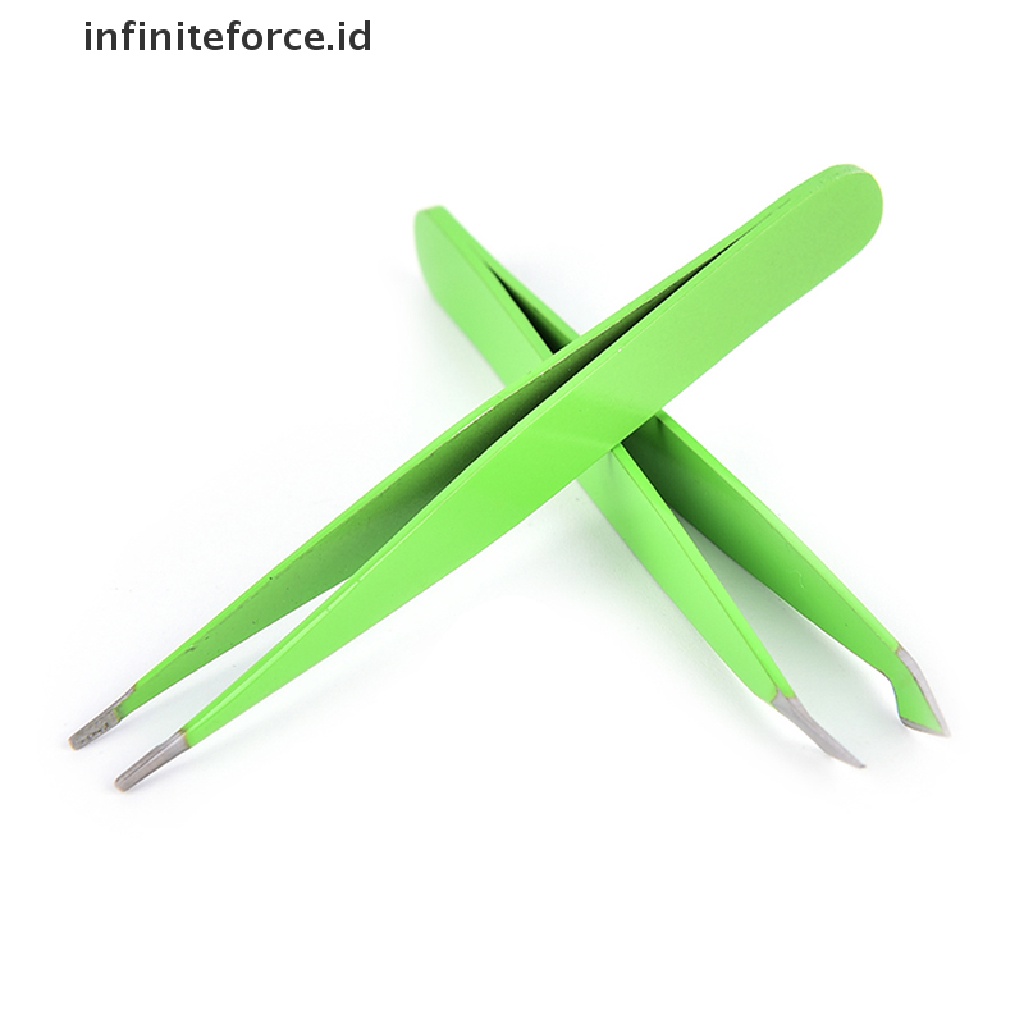 Infiniteforce.id 2pcs / Set Pinset Alis Warna Hijau Untuk Makeup / Kosmetik Wanita