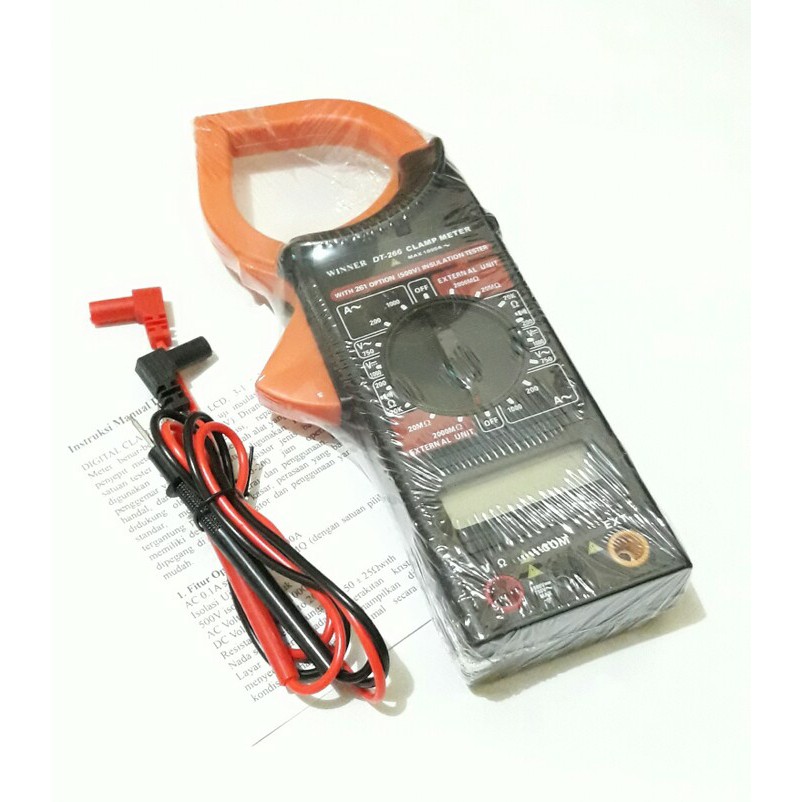 Digital Clamp Meter Tang Ampere Digital merk WINNER