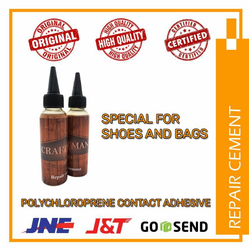 

REPAIR CEMENT Lem Kuning Perekat Untuk Perawatan Sepatu dan Tas