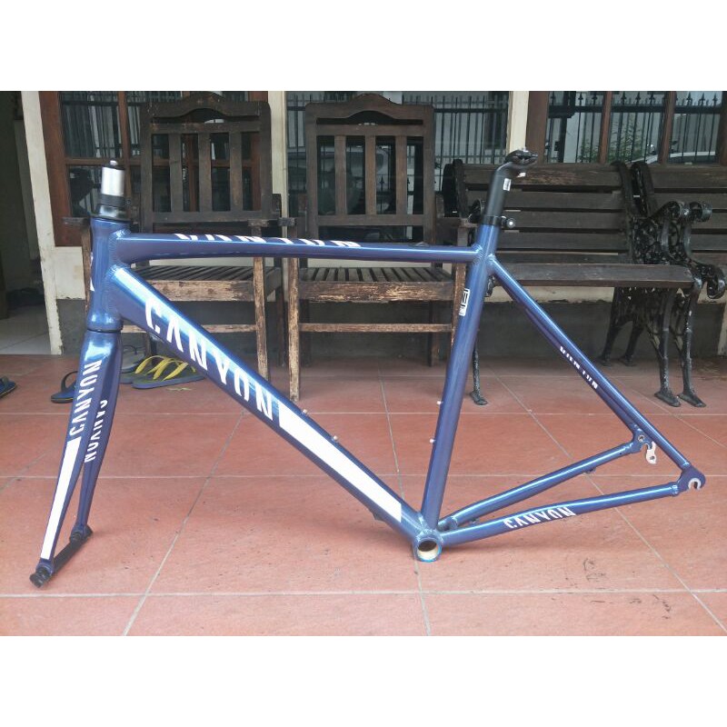 Frameset Roadbike United Inertia Repaint Decal Canyon Road bike sepeda balap
