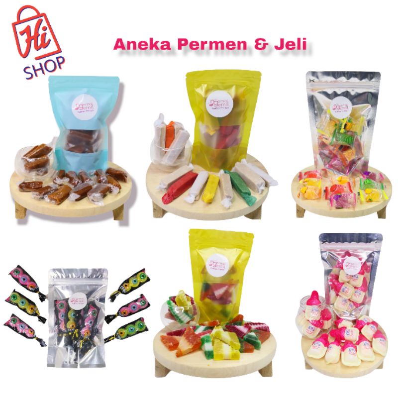 

Aneka Permen dan Jeli Jajanan Viral & Homemade Kualitas Premium / Part 1