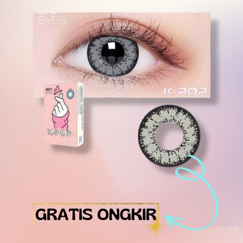 Softlens Kpop Grey Minus X2