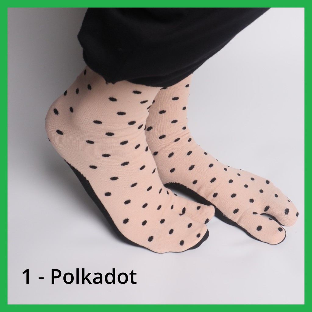 Promo Kaos Kaki Motif Jempol Nylon / Kaos Kaki Jari  Socks / Muslimah Telapak Hitam Computer