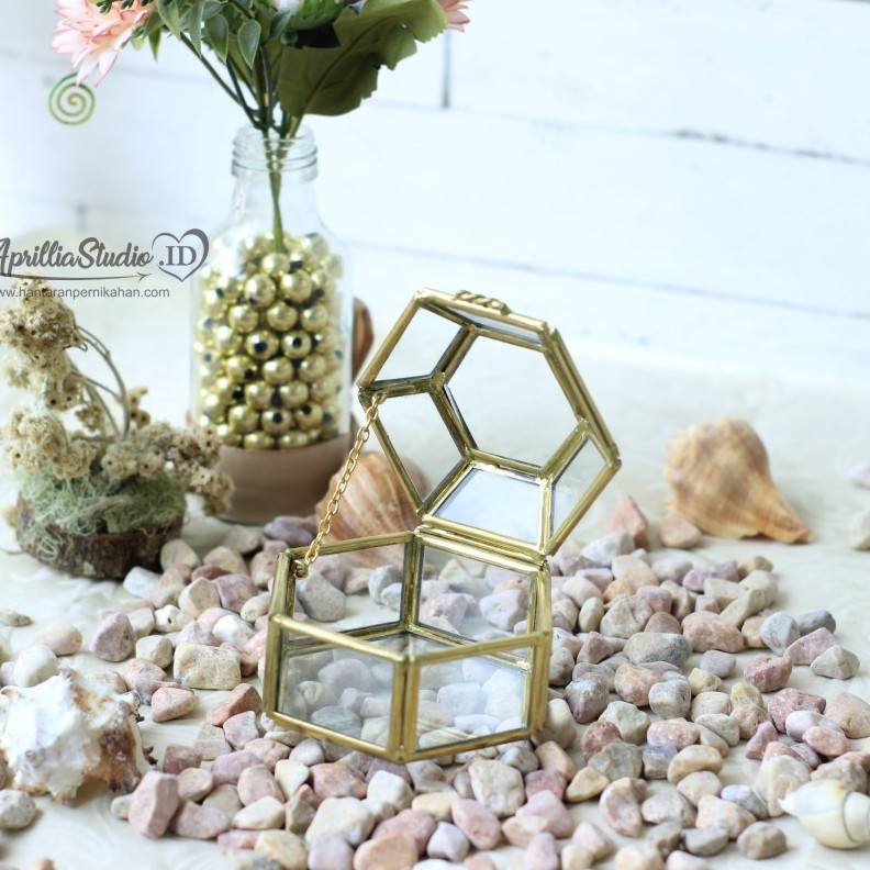 Kotak Perhiasan | Ringbox Terarium Mini Diamond S6