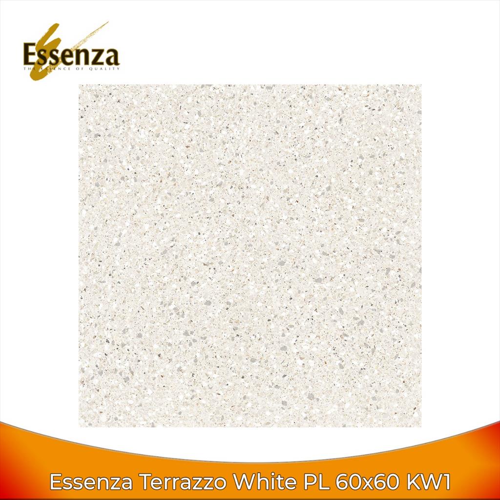 Essenza Terrazzo White PL 60X60 KW1 - Granit Lantai
