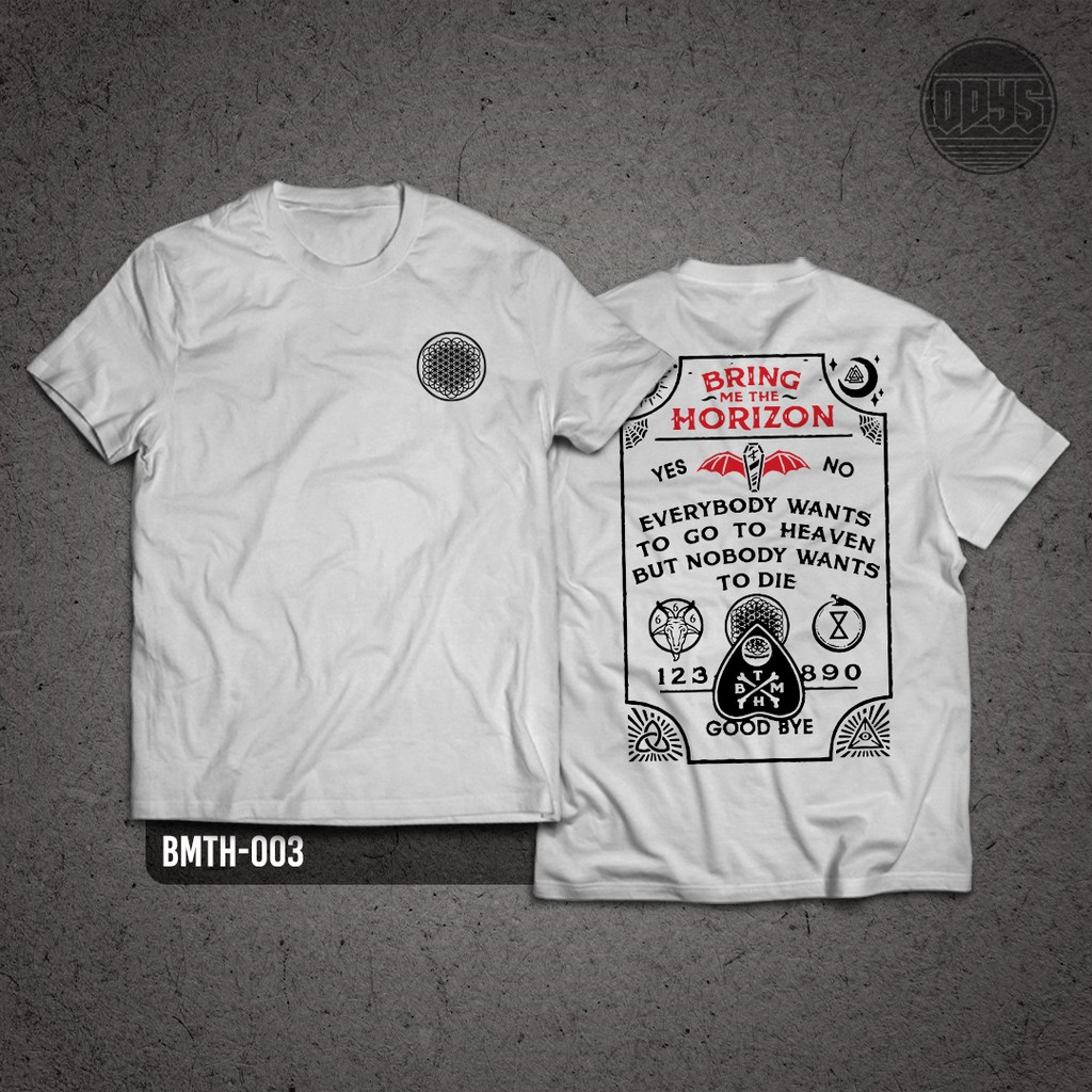 KAOS BMTH-003 | OUIJA | BAND | MUSIC | TSHIRT | BOOTLEG