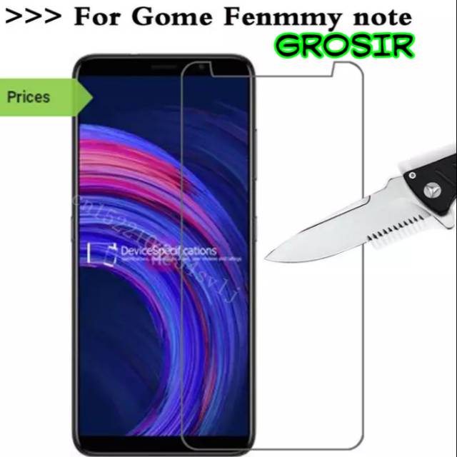 GOME FENMMY NOTE TEMPERED GLASS
