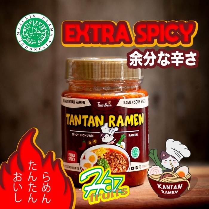 

Bumbu Instan Ramen ( Tan Tan Ramen Extra Spicy ) 5 - 7 Porsi Halal