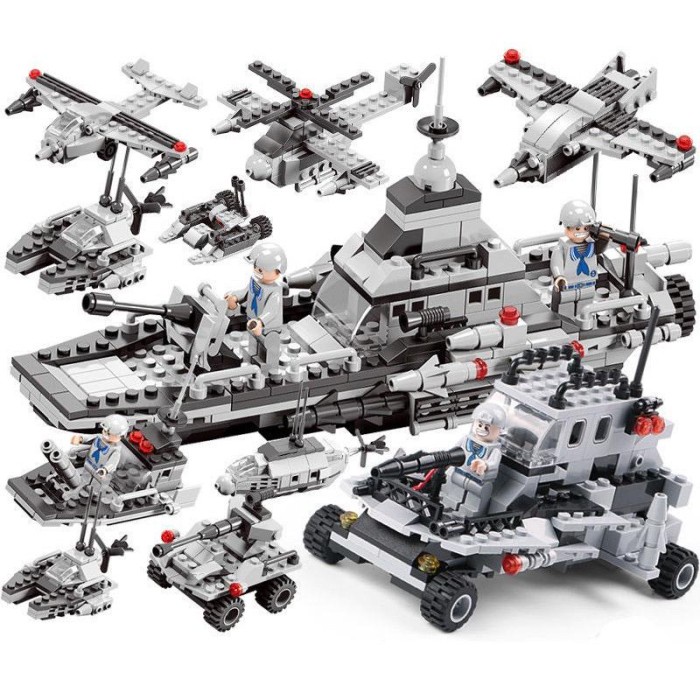 Toys Store -  Mainan lego Brick KAPAL PERANG SET 19 in 1 mainan edukasi anak