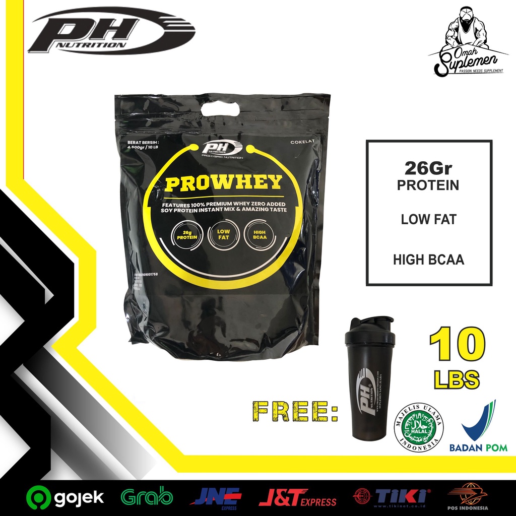 Prohybrid Prowhey 10 lbs ph whey 10lbs new BPOM