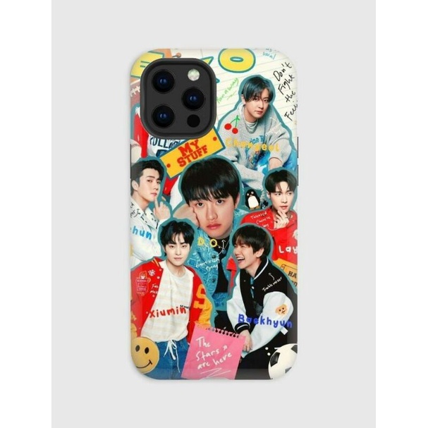 exo Custom case premium softcase fullprint hardcase OPPO A7 A5S A71 A83 A9 A91 A92 A52 DLL