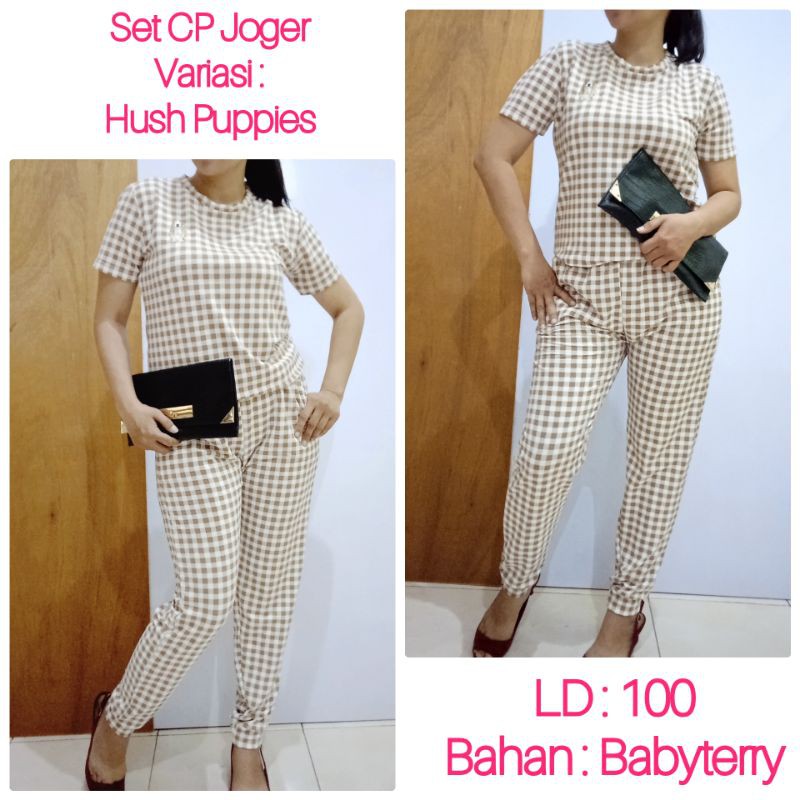 Setelan CP Joger Hush Puppies Viral