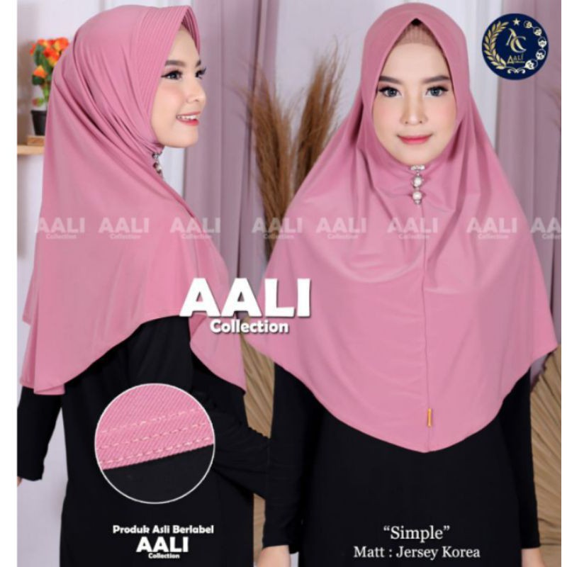 Kerudung Instan Jersey Polos L / Bergo Instan Jersey Polos Ped / Kerudung Polos Jersey