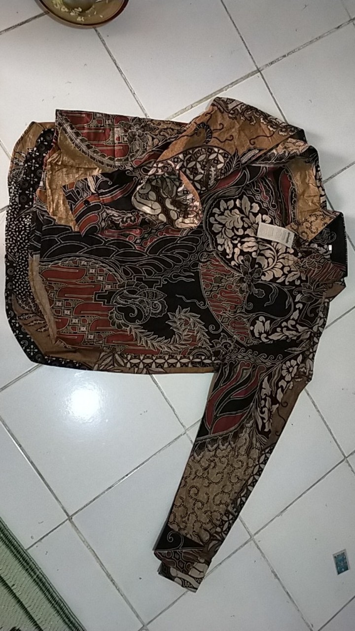 Premium Best Seller Modern Batik Pria Lengan Panjang Bagus Mahal Terbaru
