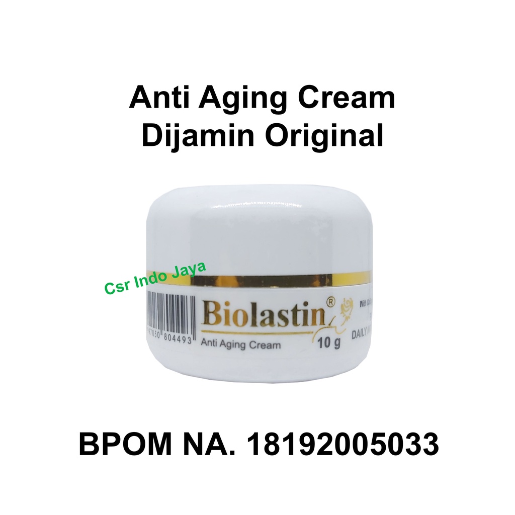 Biolastin Cream 10 gr / Anti Aging Krim Daily Nourishing