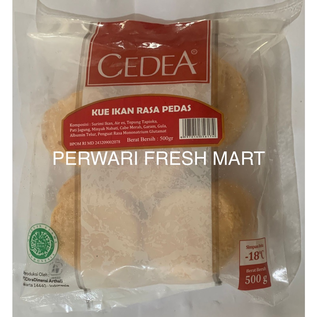 

Kue Ikan Rasa Pedas Cedea 500gr