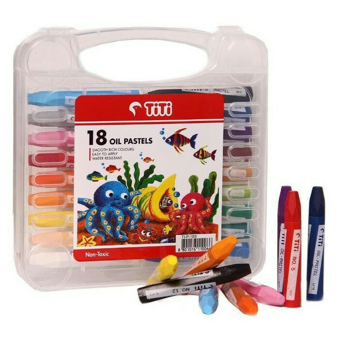 

Crayon TITI Oil Pastel 18 Warna