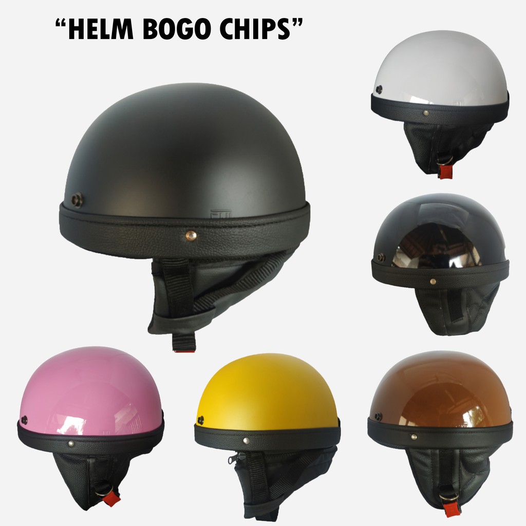 HELM VESPA | BOGO CHIPS | RETRO | SNI