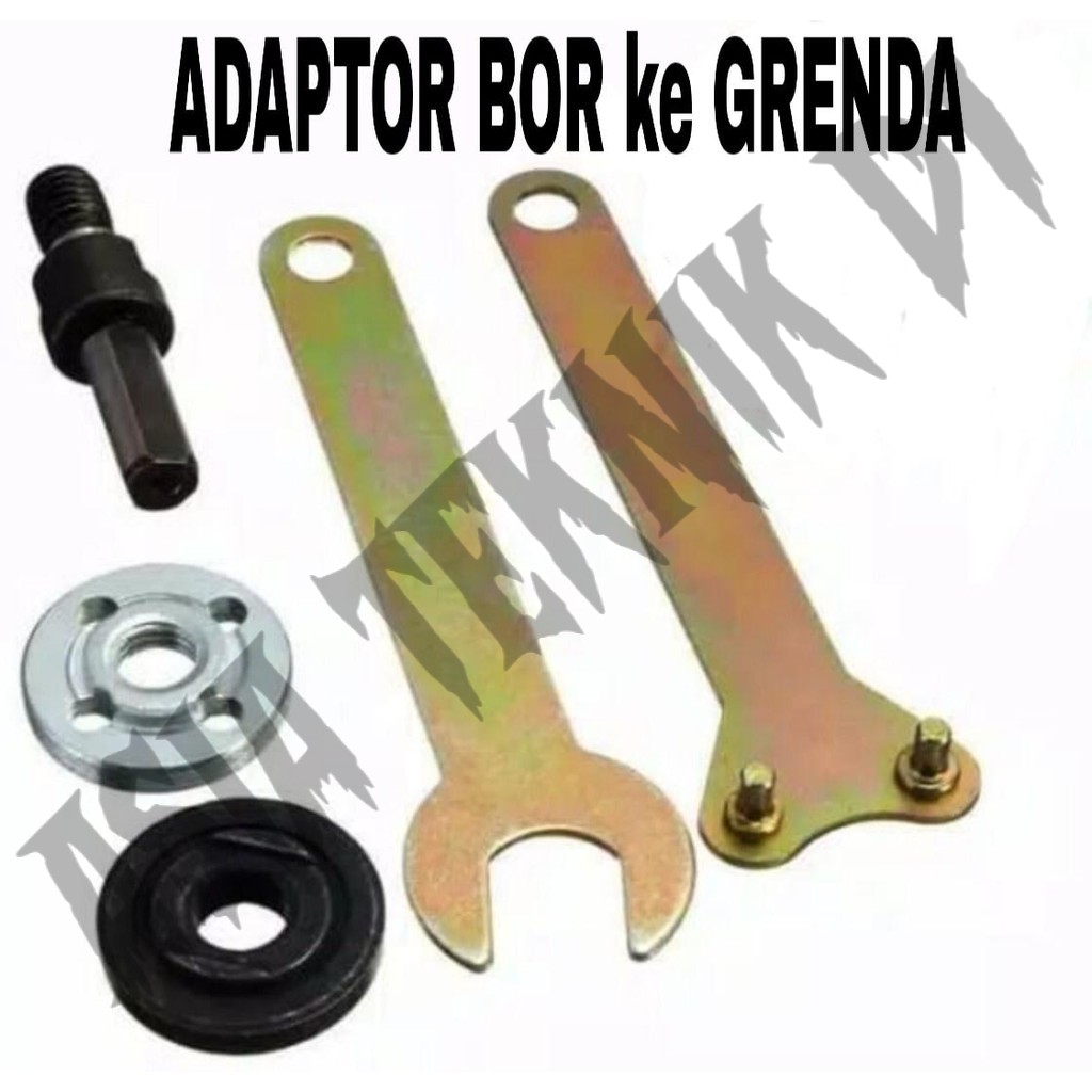 Adapter / Adaptor / Converter / Konverter Mesin Bor Ke Mesin Gerinda