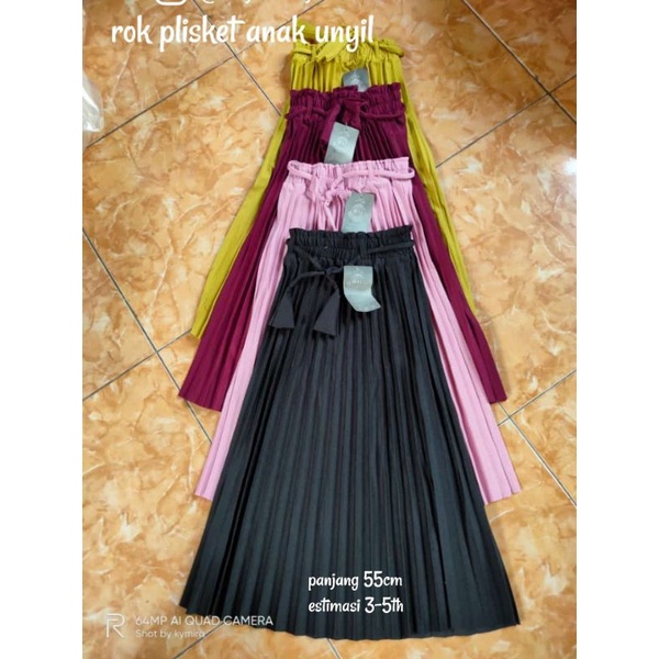 Rok plisket anak / rok anak / rok plisket
