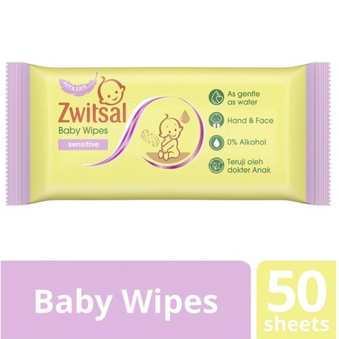 ZWITSAL Baby Wipes Sensitive 50's