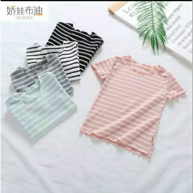 FX SHOP TSHIRT KRIWIL SALUR RAJUT / KERIWIL / KRIWIS PREMIUM ORIGINAL READY STOK