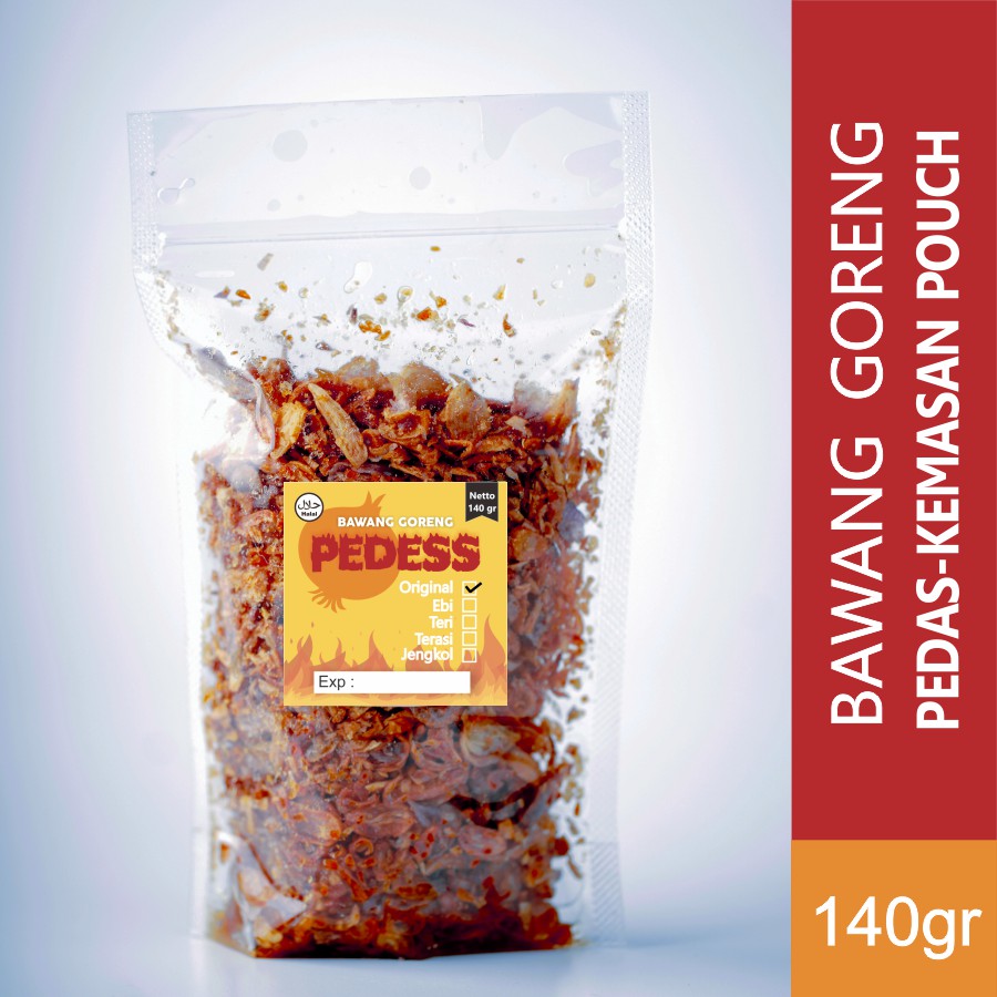 

Bawang Goreng Pedas | Kemasan Pouch | bagorpedess | bagorpedes
