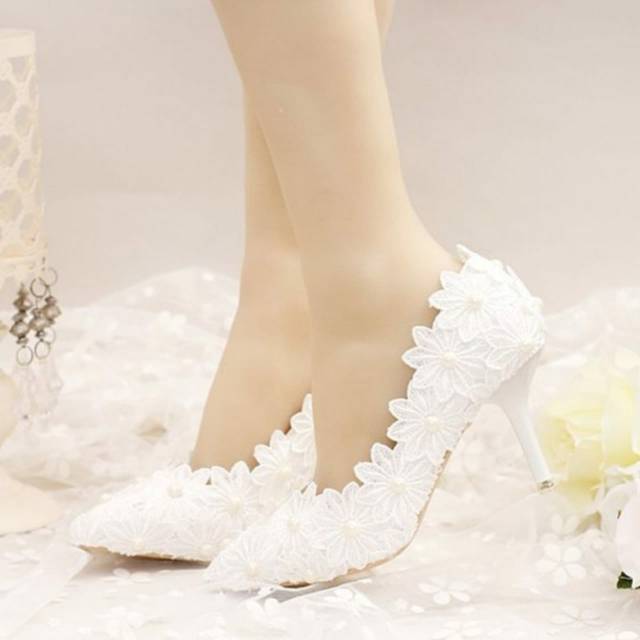 DAISY Heels Brukat Bunga Pengantin PNG 02