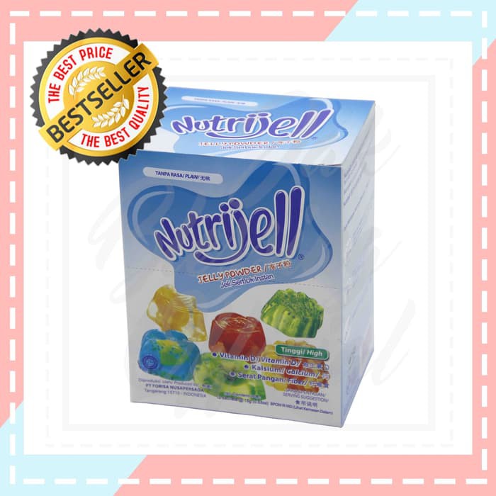 Nutrijell Jelly Powder PLAIN  15g Shopee Indonesia