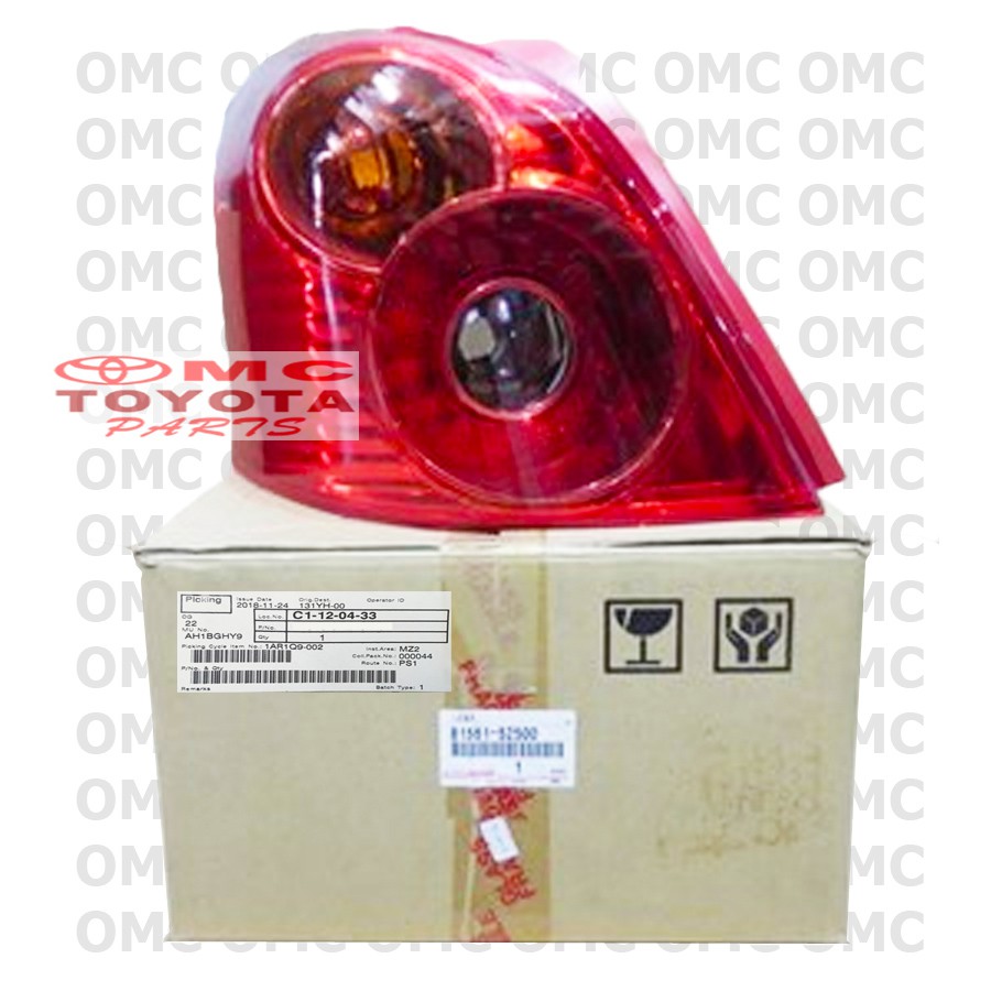 Lampu Stop Lamp Belakang Kiri Yaris 81561-52500