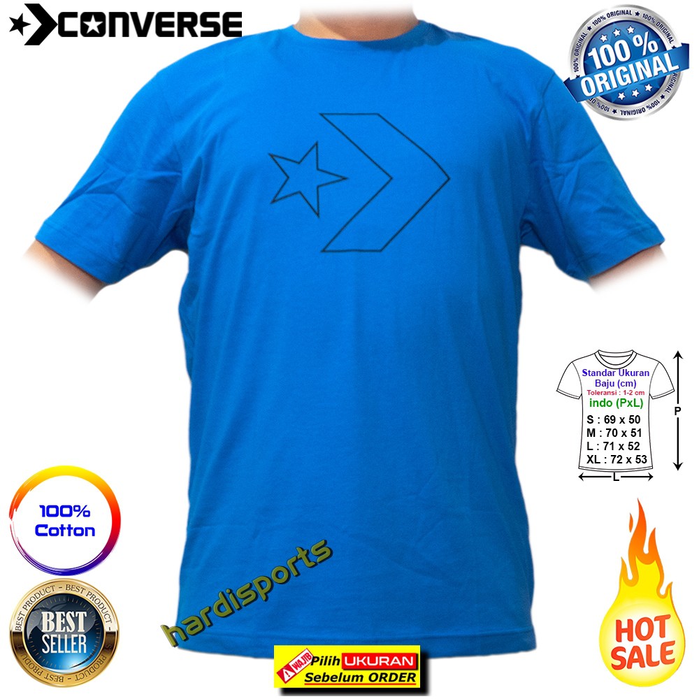 blue converse t shirt
