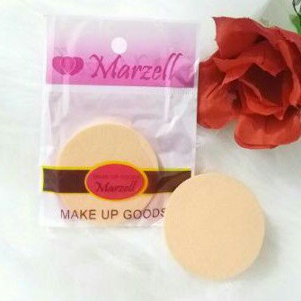HARGA 1PCS!! Perlengkapan Alat Makeup Spons make up Marzell / bulat / Kotak Random