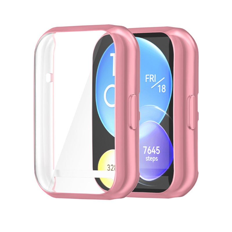 Cre Soft Case TPU Transparan Tahan Gores Untuk Smartwatch Huawei FIT2