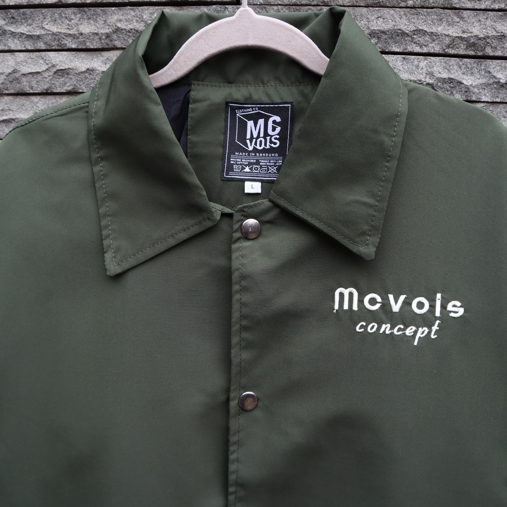 Mcvois Jaket Coach Pria Anti Air Premium Distro-1