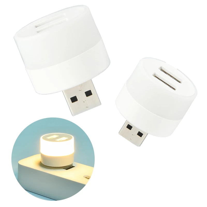Lampu Baca LED 2 in 1 Multifungsi Dengan Port Charger USB