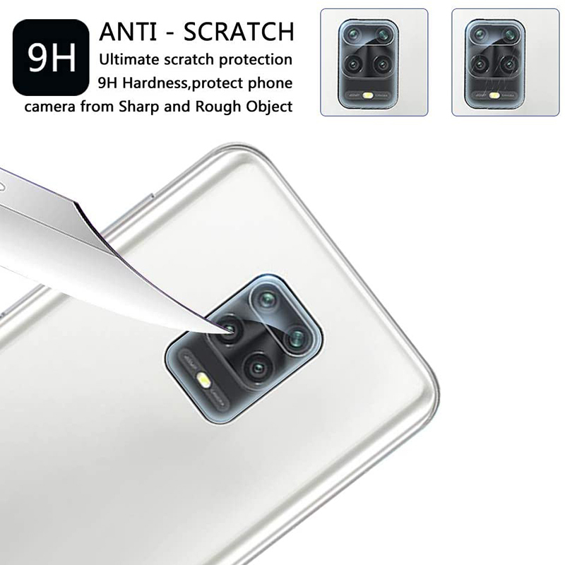 Pelindung Lensa Kamera Bahan Serat Karbon Untuk Xiaomi Poco X3 Nfc Poco M3 Redmi 9T 9A 9C Note 9S Note 8