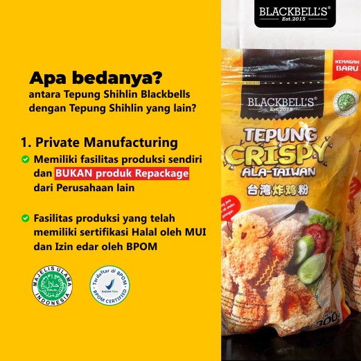 

Tepung Crispy Taiwan Black Label