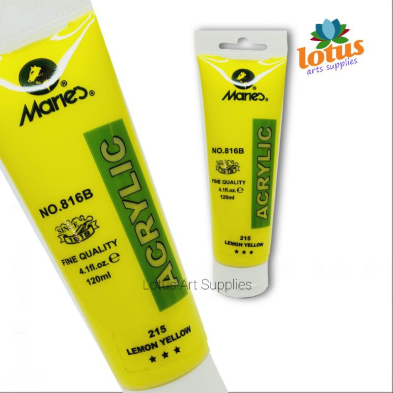 

Maries Acrylic Paint 120ml - 10 Warna Beragam SF6