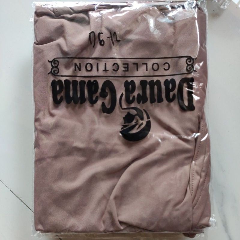 HIJAB INSTAN DG-12 BERGO FATIMAH BY DAURA GAMA-Mocca