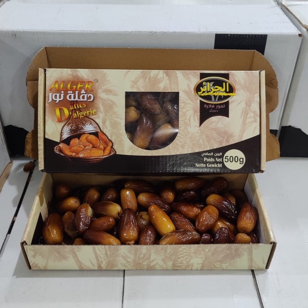 

Kurma TUNIS MADU 500GR Tunisia Non Tangkai Deglet Noor Premium Quality