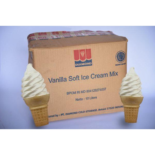 

Makanan Beku | Softmix Diamond 10 Liter / Soft Ice Cream Diamond