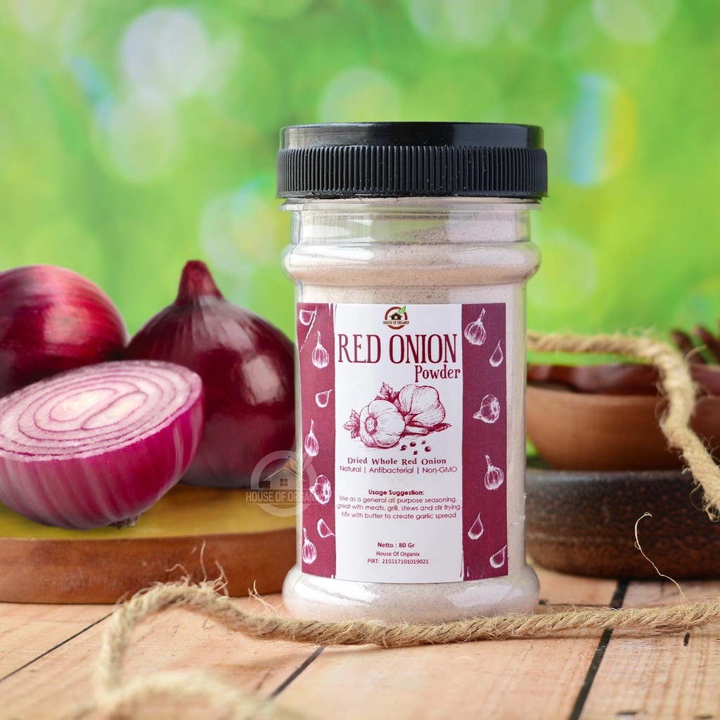 House Of Organix Red Onion Powder 80 Gr