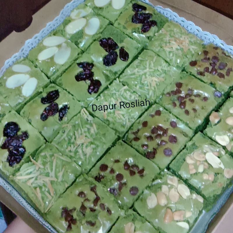 

brownies green tea